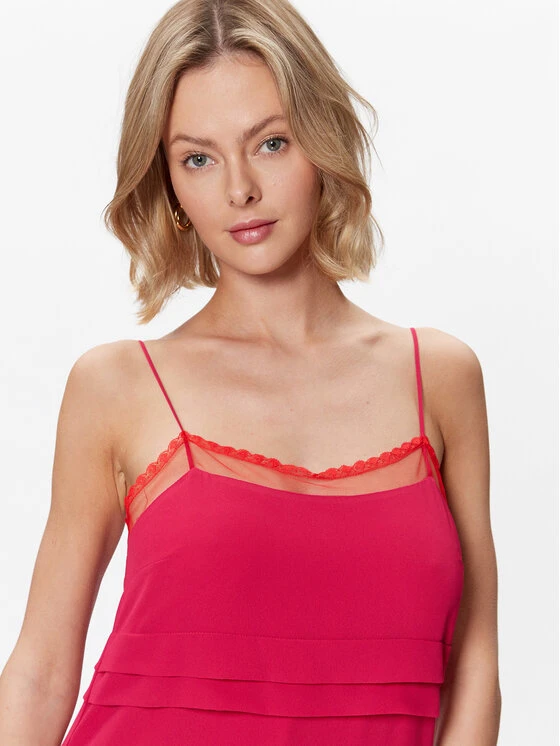 TWINSET Sommerkleid 231TT2024 Rosa Regular Fit 6 TWINSET Sommerkleid 231TT2024 Rosa Regular Fit – Bild 4