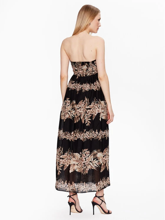 TWINSET Sommerkleid 231TT2450 Schwarz Regular Fit 5 TWINSET Sommerkleid 231TT2450 Schwarz Regular Fit – Bild 3