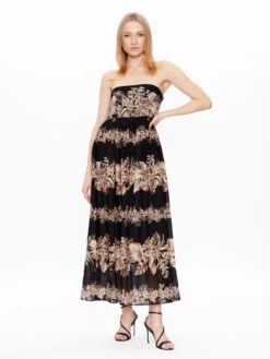 TWINSET Sommerkleid 231TT2450 Schwarz Regular Fit