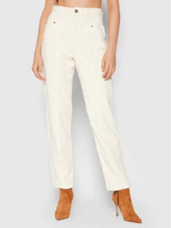 TWINSET Stoffhose 212TT2321 Beige Loose Fit