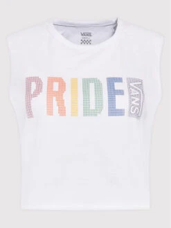 Vans Bluse Pride Muscle VN0A5EUA Weiß Relaxed Fit -Deutschland Kleid Zart Verkaufs-Shop vans bluse pride muscle vn0a5eua weiss relaxed fit 4