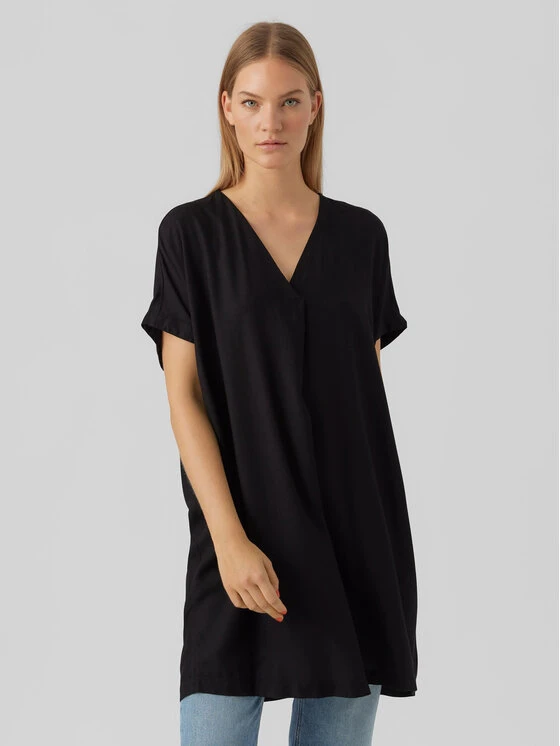 Vero Moda Bluse 10279704 Schwarz Regular Fit 3 Vero Moda Bluse 10279704 Schwarz Regular Fit