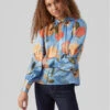 Vero Moda Bluse Renee 10282217 Blau Regular Fit -Deutschland Kleid Zart Verkaufs-Shop vero moda bluse renee 10282217 blau regular fit