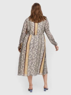 Vero Moda Curve Kleid Für Den Alltag Nora 10251640 Beige Loose Fit -Deutschland Kleid Zart Verkaufs-Shop vero moda curve kleid fur den alltag nora 10251640 beige loose fit 2