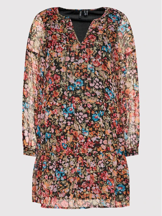 Vero Moda Kleid Für Den Alltag Siga 10265952 Bunt Regular Fit 7 Vero Moda Kleid Für Den Alltag Siga 10265952 Bunt Regular Fit – Bild 5