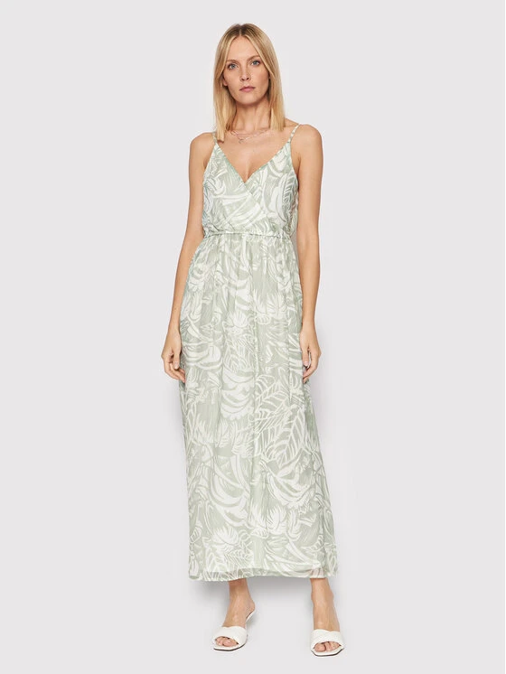 Vero Moda Sommerkleid Kaya 10267375 Grün Regular Fit 4 Vero Moda Sommerkleid Kaya 10267375 Grün Regular Fit – Bild 2