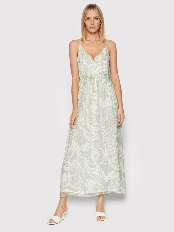 Vero Moda Sommerkleid Kaya 10267375 Grün Regular Fit 3 Vero Moda Sommerkleid Kaya 10267375 Grün Regular Fit