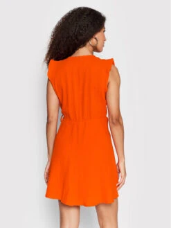 Vero Moda Sommerkleid Natali 10263273 Orange Regular Fit -Deutschland Kleid Zart Verkaufs-Shop vero moda sommerkleid natali 10263273 orange regular fit 3