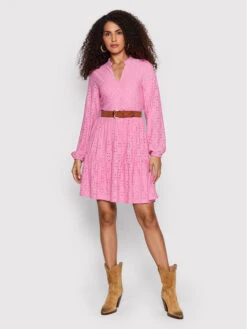 Vila Kleid Für Den Alltag Kawa 14073956 Rosa Regular Fit -Deutschland Kleid Zart Verkaufs-Shop vila kleid fur den alltag kawa 14073956 rosa regular fit 2