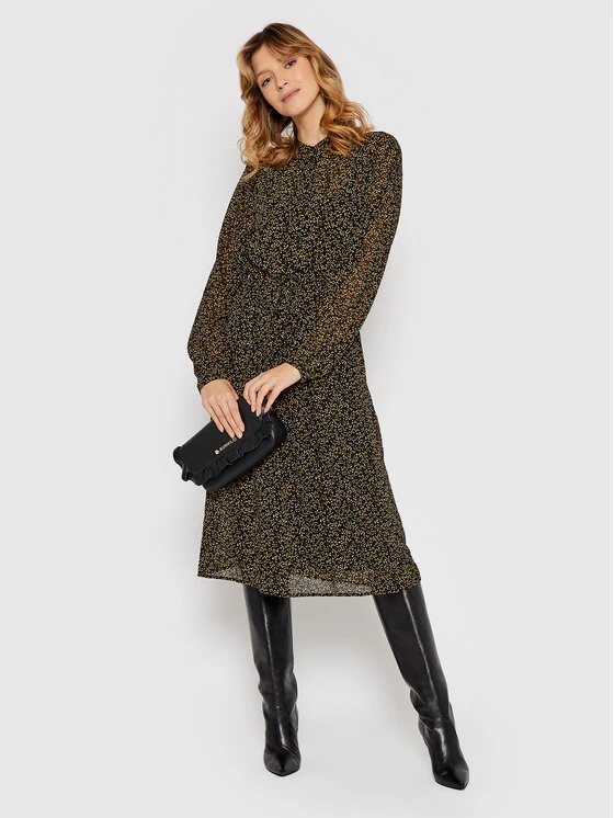 Vila Kleid Für Den Alltag Manil 14072136 Schwarz Regular Fit 4 Vila Kleid Für Den Alltag Manil 14072136 Schwarz Regular Fit – Bild 2