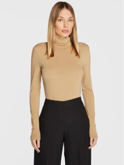 Weekend Max Mara Bluse Multif 59460123 Beige Slim Fit