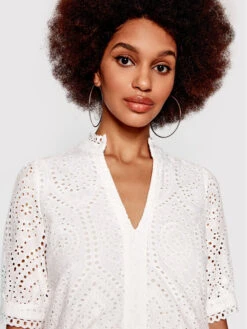 YAS Kleid Für Den Alltag Holi 26027163 Weiß Relaxed Fit -Deutschland Kleid Zart Verkaufs-Shop yas kleid fur den alltag holi 26027163 weiss relaxed fit 3