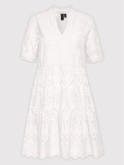 YAS Kleid Für Den Alltag Holi 26027163 Weiß Relaxed Fit -Deutschland Kleid Zart Verkaufs-Shop yas kleid fur den alltag holi 26027163 weiss relaxed fit 4