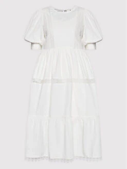 YAS Kleid Für Den Alltag Vibsa 26026820 Weiß Regular Fit -Deutschland Kleid Zart Verkaufs-Shop yas kleid fur den alltag vibsa 26026820 weiss regular fit 4