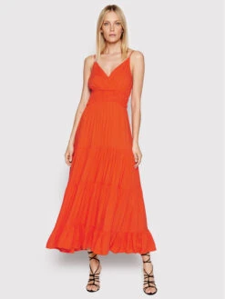 YAS Sommerkleid Sirala 26026350 Orange Loose Fit
