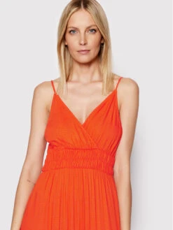 YAS Sommerkleid Sirala 26026350 Orange Loose Fit -Deutschland Kleid Zart Verkaufs-Shop yas sommerkleid sirala 26026350 orange loose fit 3