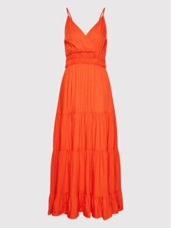 YAS Sommerkleid Sirala 26026350 Orange Loose Fit -Deutschland Kleid Zart Verkaufs-Shop yas sommerkleid sirala 26026350 orange loose fit 4